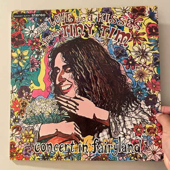 Tiny Tim - Concert In Fairyland LP vintage vinyl record rock - Picture 1 of 4
